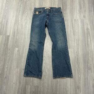 Vintage Levis 527 Low Boot Cut Jeans Men's 32x30 Blue Cowboy Western Ranch y2k